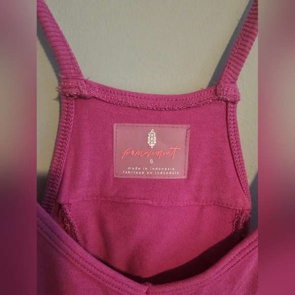 Free People Hot Shot Onesie In Magenta Disco | Small - Picture 2 of 3